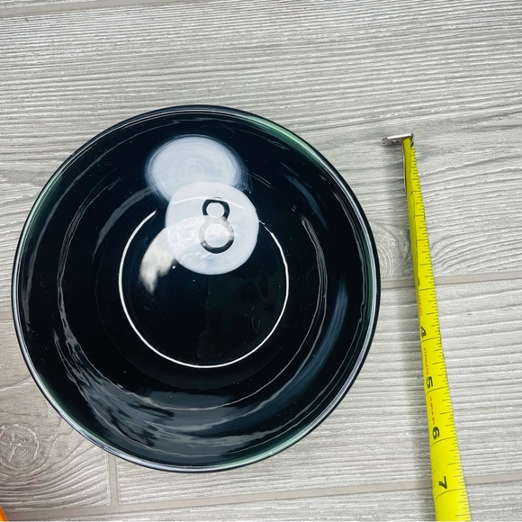 Play Art ceramic pool eight ball chips and dip bowl rack em up bowls collectable - Picture 5 of 8